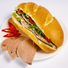 bánh mì chả ハムミックスバンミ