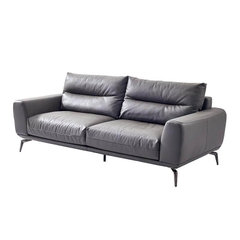 Sofa văng bọc da bò nhập khẩu Ý HNS237