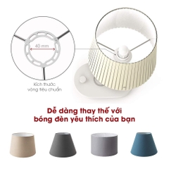Đèn ngủ LED để bàn TaoTronics TT-CL009, 11W, kiêm sạc nhanh không dây