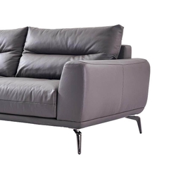 Sofa văng bọc da bò nhập khẩu Ý HNS237
