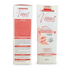 Xịt Dưỡng Da Ngừa Mụn Venus Sano 80ml - Hỗ Trợ Giảm Viêm Nang Lông, Mụn Lưng, Ngực & Mờ Thâm (BHA + Niacinamide)