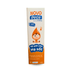 Xịt Giải Cảm Hạ Sốt Novo Petie (Chai 100ml) - Hỗ Trợ Làm Mát Cơ Thể Và Giảm Cảm Giác Khó Chịu