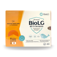 BioLG Bổ Tỳ Ăn Ngon, Cải Thiện Biếng Ăn, Tăng Cường Hấp Thu Dinh Dưỡng, Hỗ Trợ Tăng Sức Đề Kháng (Hộp 20 Gói)