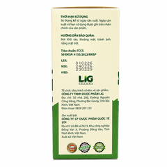 Siro ho Li’okids BinZho 120ml hỗ trợ giảm ho, giảm đờm do cảm lạnh, viêm họng, viêm phế quản cho trẻ em từ 1 tuổi