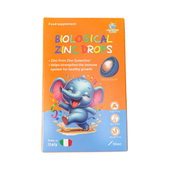 Kẽm Sinh Học Biological Zinc Drops Laboratori Plants Italy Chai 30ml - Bổ Sung Kẽm Hỗ Trợ Tăng Cường Sức Đề Kháng Và Cải Thiện Biếng Ăn