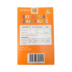 Kẽm Sinh Học Biological Zinc Drops Laboratori Plants Italy Chai 30ml - Bổ Sung Kẽm Hỗ Trợ Tăng Cường Sức Đề Kháng Và Cải Thiện Biếng Ăn