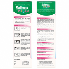 Dung dịch xịt mũi ưu trương Saltmax Baby 1,9% 100ml – Hỗ trợ vệ sinh mũi, làm sạch chất nhầy, giảm nghẹt mũi cho trẻ em và người lớn