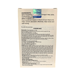 Thực phẩm bảo vệ sức khỏe HiBone Max - Dung dịch nhỏ giọt 20ml bổ sung Vitamin D3, K2, DHA hỗ trợ hấp thu canxi, giúp xương răng chắc khỏe và giảm nguy cơ còi xương.