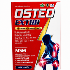 Viên uống xương khớp Osteo Extra 30 viên – TPBVSK hỗ trợ gân cốt, làm trơn ổ khớp