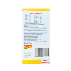 Viên Uống Vitamin Tổng Hợp Warnke Vitamin & Mineral Komplex Của Đức (Hộp 100 Viên)