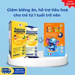 Combo sản phẩm giảm biếng ăn và hỗ trợ hệ tiêu hoá cho trẻ từ 1 tuổi trở lên