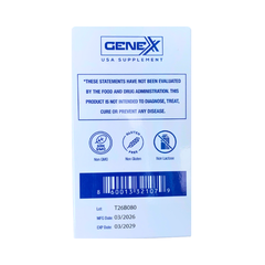 Thực phẩm bảo vệ sức khỏe Genexx Calcium Magnesium Zinc - Sản phẩm bổ sung canxi, magie, kẽm và Vitamin D3 hỗ trợ xương khớp (Hộp 60 viên)