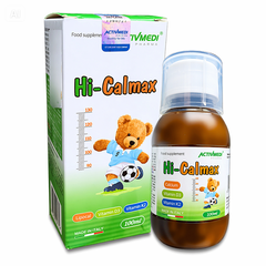 Siro Hi-Calmax ActivMedi Lọ 100ml - Bổ Sung Canxi Sinh Học Lipocal, D3, K2 Nhập Khẩu Ý Hỗ Trợ Xương Răng Chắc Khỏe Và Giảm Còi Xương Ở Trẻ Nhỏ