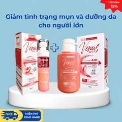 Combo giảm tình trạng mụn và dưỡng da cho người lớn