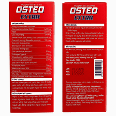Viên uống xương khớp Osteo Extra 30 viên – TPBVSK hỗ trợ gân cốt, làm trơn ổ khớp