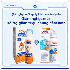 Combo sản phẩm giảm nghẹt mũi, giải cảm cho trẻ từ 6 tháng tuổi