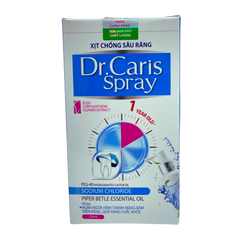 Xịt Chống Sâu Răng - Dr.Caris Spray, Chăm Sóc Và Bảo Vệ Răng Miệng Cho Bé (Chai 20ml)