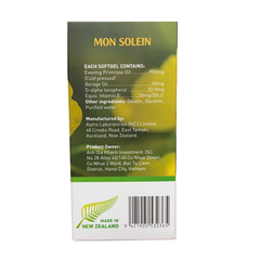 MON SOLEIN HOA ANH THẢO (Evening Primrose Oil & Borage Oil) - Giải pháp toàn diện cho Sắc đẹp và Sinh lý Nữ