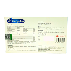 Viên Uống An Tràng Đơn - Hỗ Trợ Điều Trị Bệnh Viêm Đại Tràng Và Hội Chứng Ruột Kích Thích (Hộp 30 Viên)