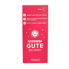 Xịt Miệng Họng Gute Kid Spray - Hỗ Trợ Giảm Viêm Họng, Viêm Amidan, Giúp Sát Khuẩn, Ngăn Ngừa Bội Nhiễm Vùng Miệng Họng (Hộp 30ml)