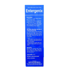 Men Vi Sinh Entergenix - Bổ Sung Lợi Khuẩn Tăng Cường Sức Khoẻ Đường Ruột, Cải Thiện Các Rối Loạn Tiêu Hóa (Hộp 20 Ống)