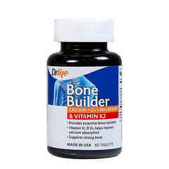 Viên Uống Bổ Sung Canxi Bone Builder DrLife - Giúp Xương Chắc Khỏe, Phòng Ngừa Loãng Xương (Hộp 60 Viên) Mỹ