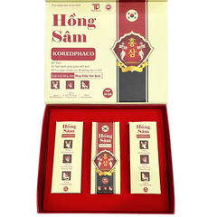 Siro Hồng Sâm Koredphaco - Giúp Ăn Ngon, Ngủ Ngon, Giảm Suy Nhược Cơ thể, Nâng Cao Thể Trạng (Hộp 30 Gói)