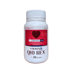 Viên Uống Coenzym Q10 Rex 100mg – Hỗ Trợ Sức Khỏe Tim Mạch, Tăng Cường Năng Lượng