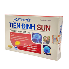 Hoạt Huyết Tiền Đình Sun - Hỗ Trợ Hoạt Huyết, Tăng Cường Tuần Hoàn Máu Não (Hộp 30 Viên)