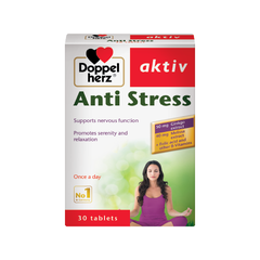 TPBVSK Anti Stress - Giúp giảm căng thẳng, tăng khả năng tập trung - Hộp 30 viên - Doppel herz