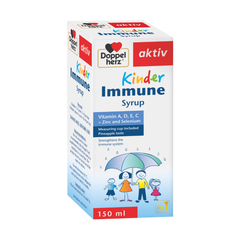 TPBVSK Immune Kinder Syrup - Giúp phòng bệnh & rút ngắn thời gian phục hồi sau ốm - Lọ 150 ml - Doppel herz