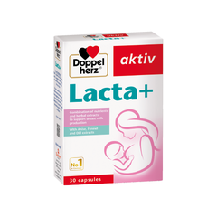 TPBVSK Lacta+ Bổ sung chất dinh dưỡng & cải thiện nguồn sữa mẹ - Hộp 30 viên - Doppel herz