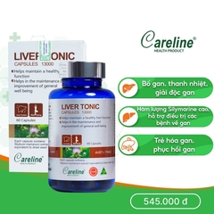 Liver tonic Lọ 60 viên - Viên nang bổ gan, duy trì và cải thiện chức năng gan - CARELINE