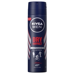 Xịt Khử Mùi Cho Nam Khô Thoáng Nivea Men Dry Impact Anti-Perspirant Spray ( 150ml )