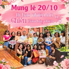 Săn Deal Khủng 20/10 Tại Ghiền Quán: Đi Bao Nhiêu Nữ - Giảm Bấy Nhiêu %!