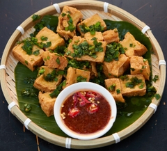 Đậu hủ chiên giòn mắm tôm