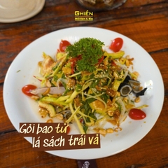 Gỏi bao tử lá sách trái vả