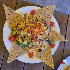 Gỏi bông điên điển tép rong