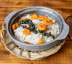 Tôm khô nổ muối hột