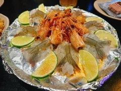 Tôm sống mù tạt