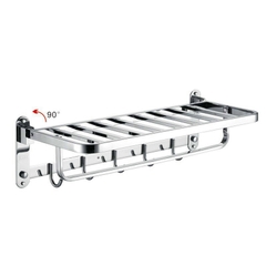 Máng khăn xếp inox 304 - móc dẹt