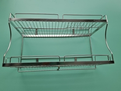Kệ treo tường 2 tầng  inox 201