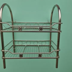 Kệ chén ống vòng cung inox 201