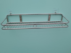 Kệ gia vị ống treo 1 tầng inox 201