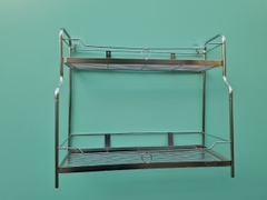 Kệ gia vị sole đứng la 2 tầng inox 201