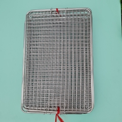 Vỉ nướng viền ống caro inox 201