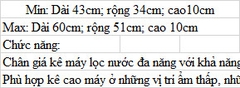 Chân đỡ đa năng tủ lạnh, máy giặt, chân lọc nước