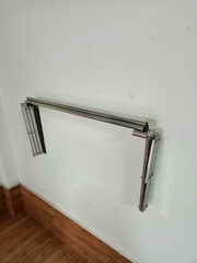 Sào xếp gắn tường gấp gọn 3 thanh inox 304