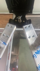 Thang nhôm trắng Phi Yến chữ A công nghệ đức độ dày 0,9 đến 1.2mm