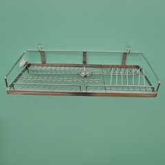 Kệ treo chén 1 tầng inox 304